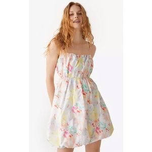 NWT Other stories Printed Bubble Mini Dress